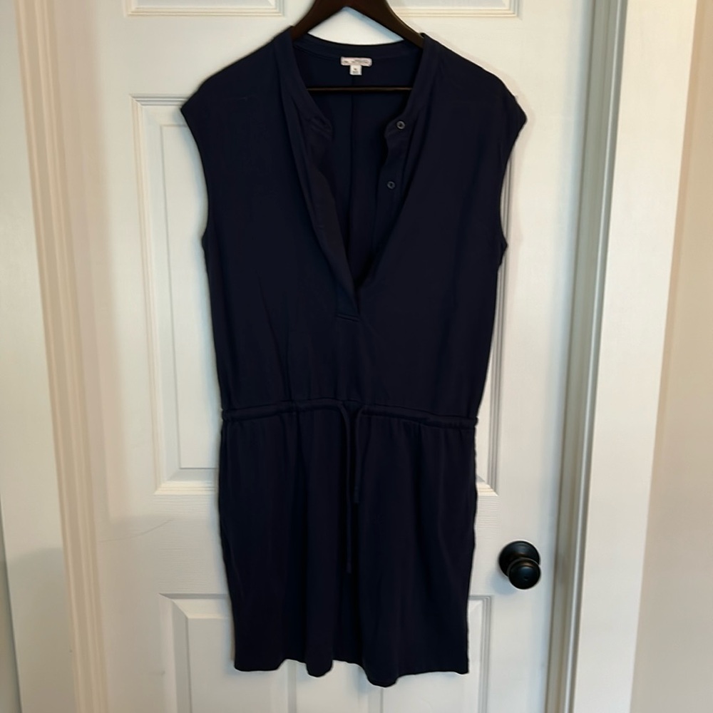 Navy Blue Gap Sleeveless Dress